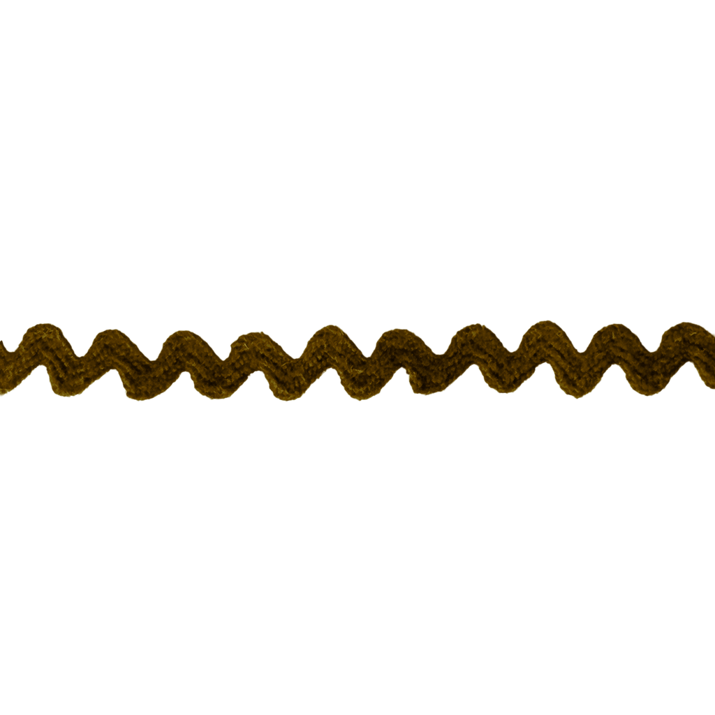brown 7/32" polyester ric rac from Heit's Wholesale bulk sewing supply company