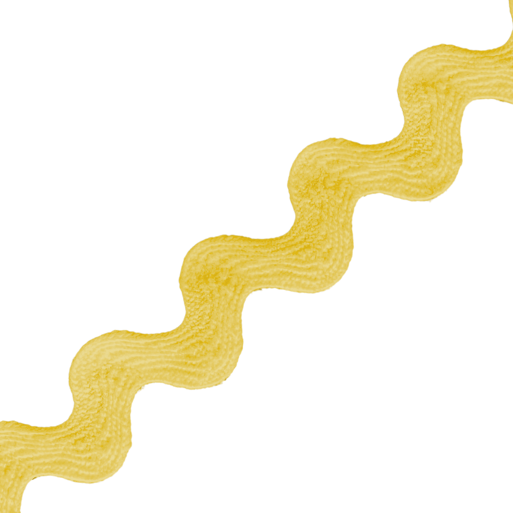 butter 1/2" polyester ric rac from Heit's Wholesale bulk sewing supply company
