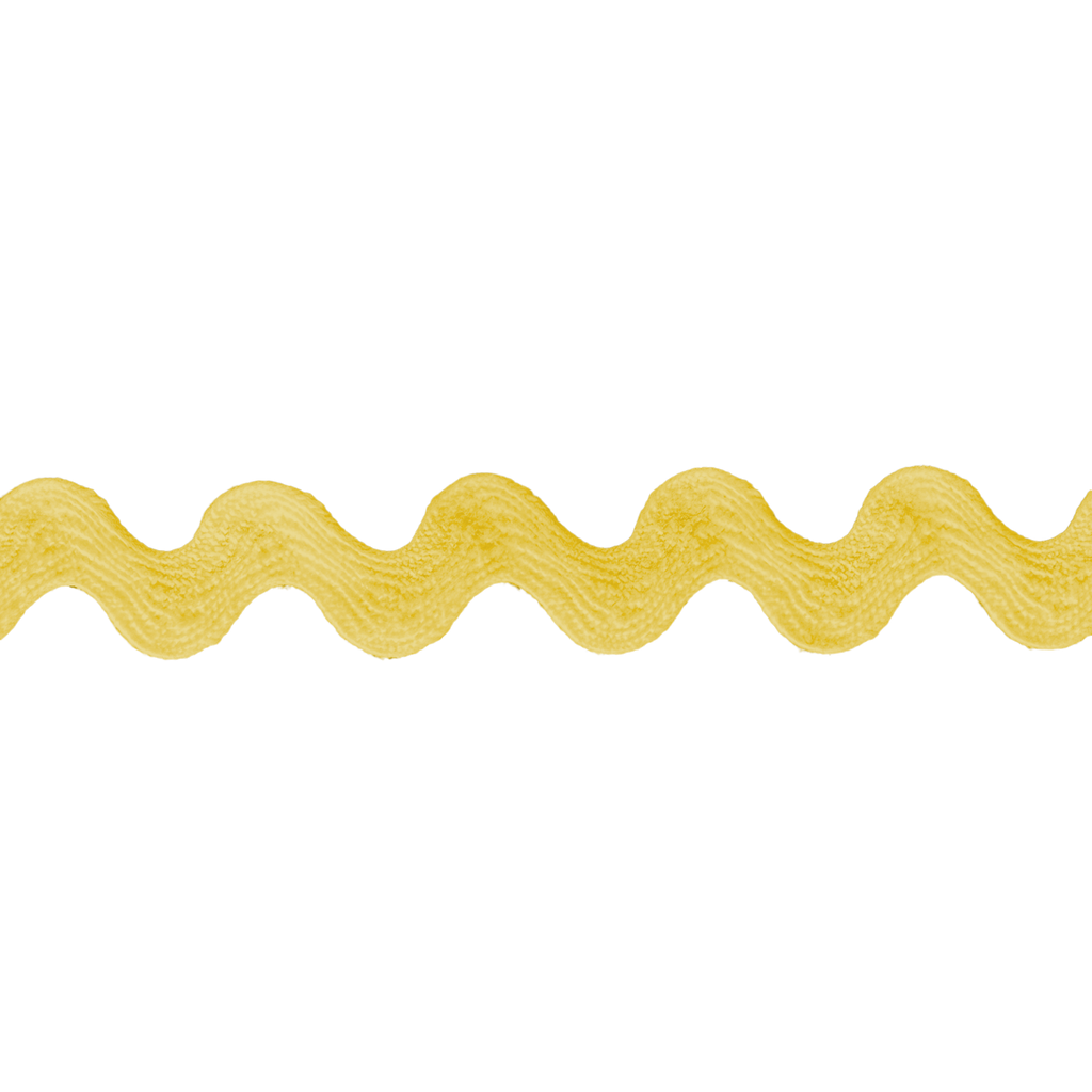 butter 1/2" polyester ric rac from Heit's Wholesale bulk sewing supply company