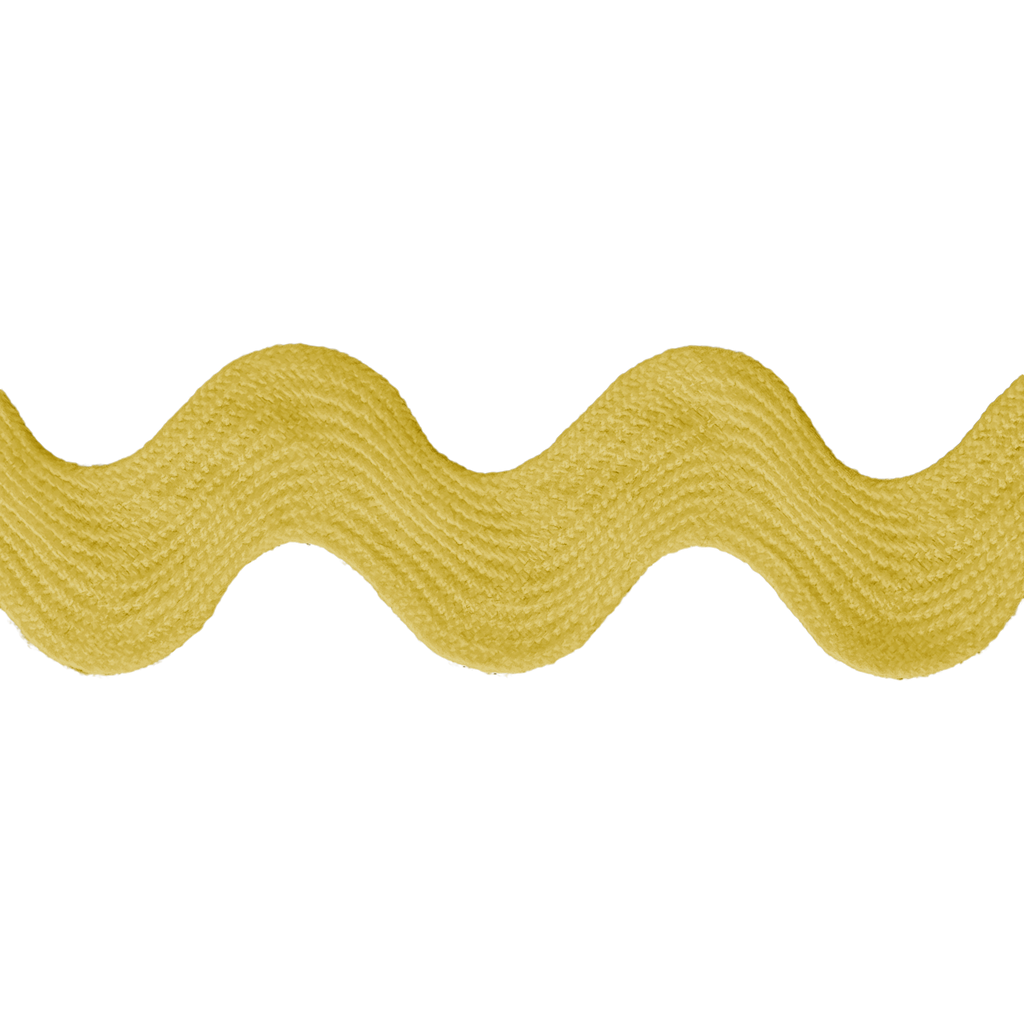 butter 1" polyester ric rac from Heit's Wholesale bulk sewing supply company