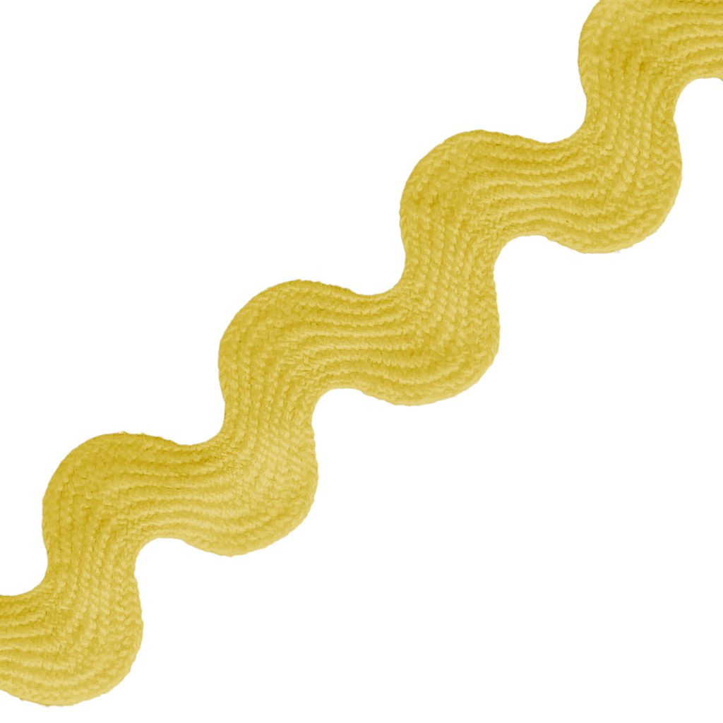 butter 11/16" polyester ric rac from Heit's Wholesale bulk sewing supply company
