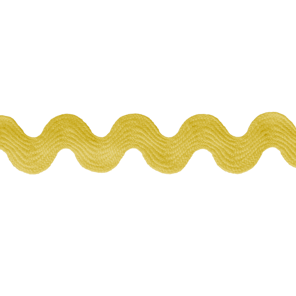 butter 11/16" polyester ric rac from Heit's Wholesale bulk sewing supply company