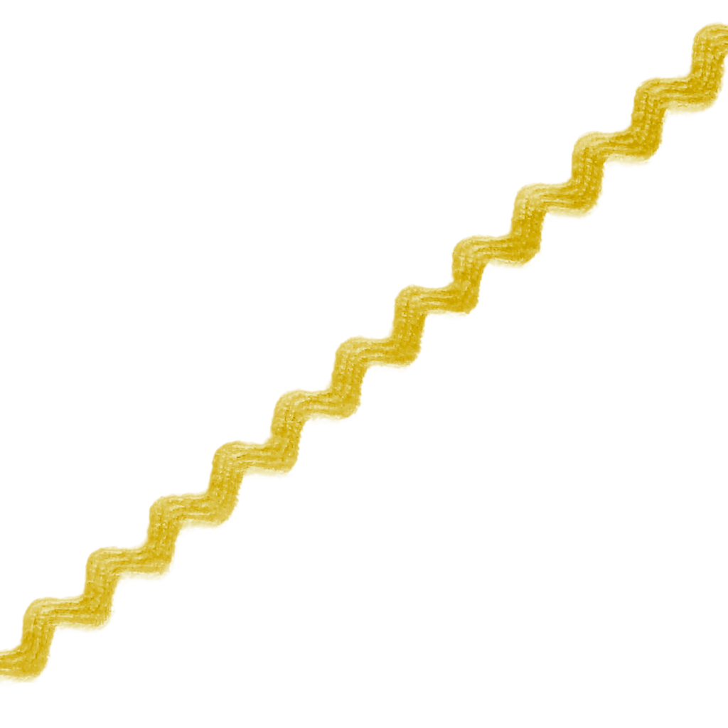 butter 11/64" polyester ric rac from Heit's Wholesale bulk sewing supply company