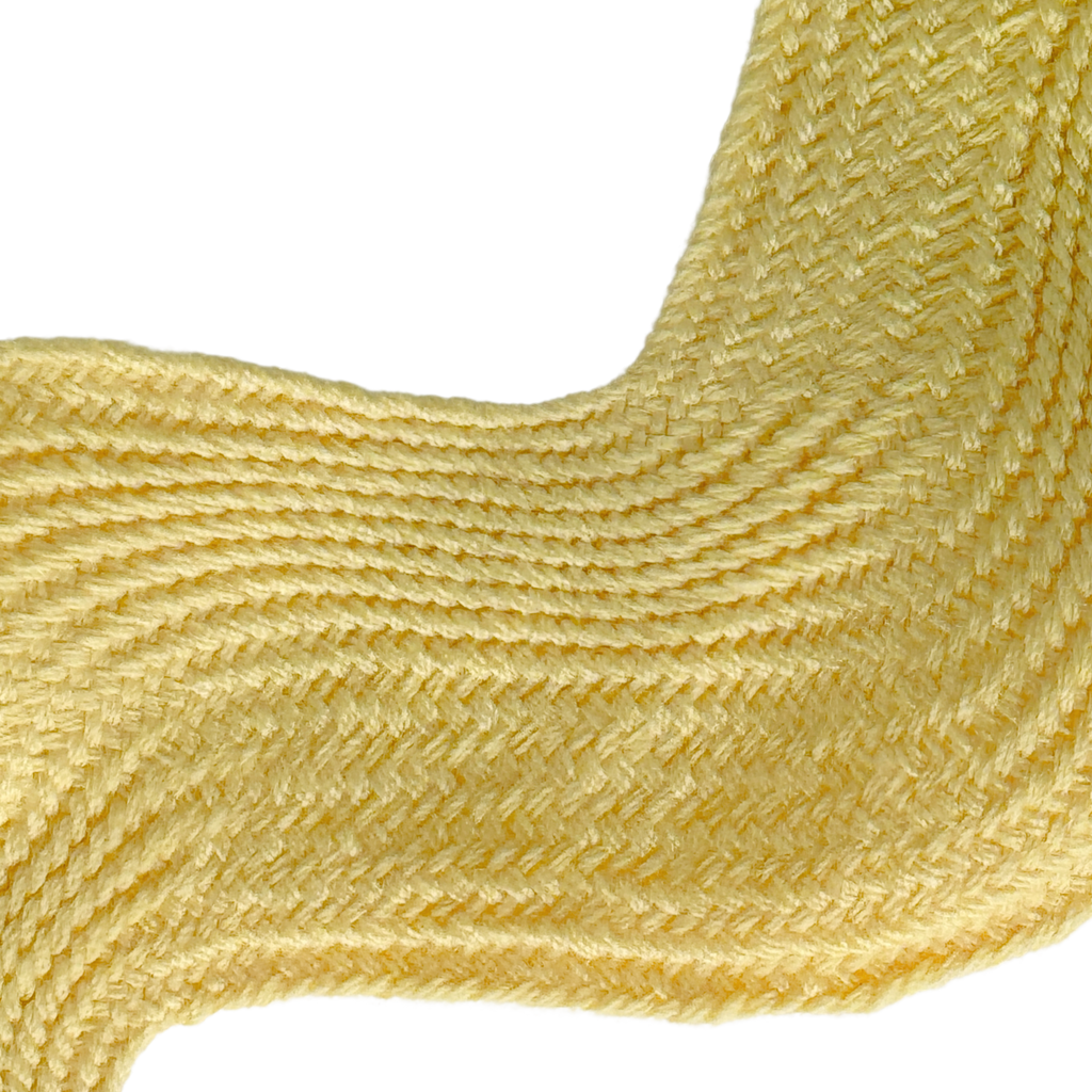 butter 2+1/4" polyester ric rac from Heit's Wholesale bulk sewing supply company