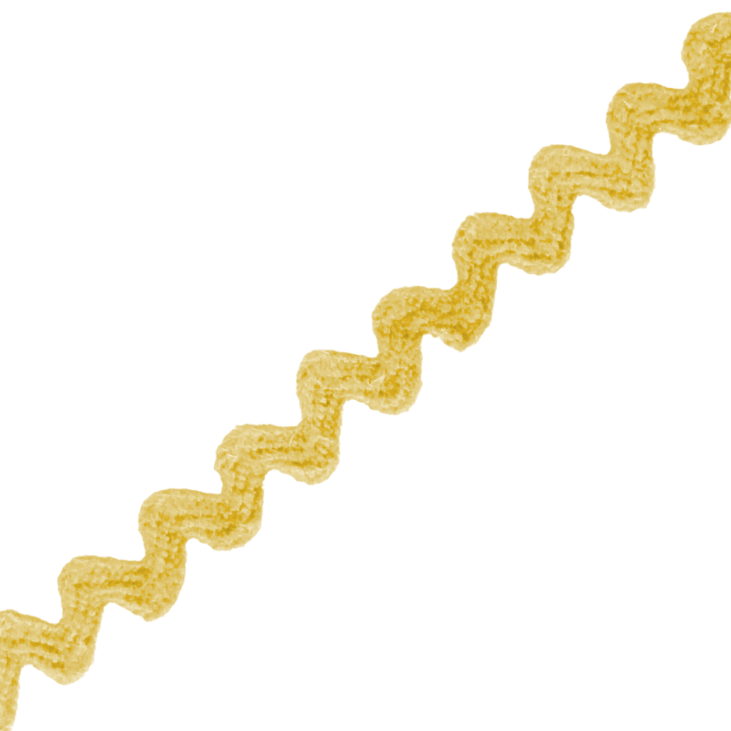 butter 7/32" polyester ric rac from Heit's Wholesale bulk sewing supply company