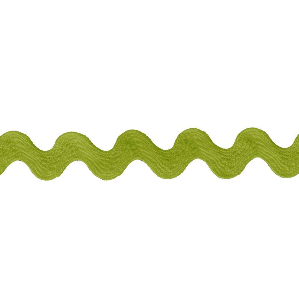 chartreuse 1/2" polyester ric rac from Heit's Wholesale bulk sewing supply company
