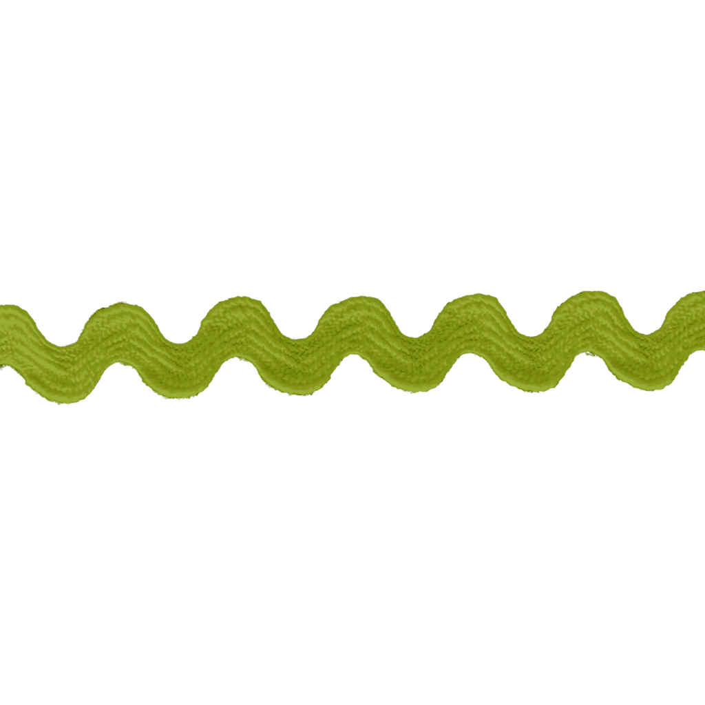 chartreuse 3/8" polyester ric rac from Heit's Wholesale bulk sewing supply company