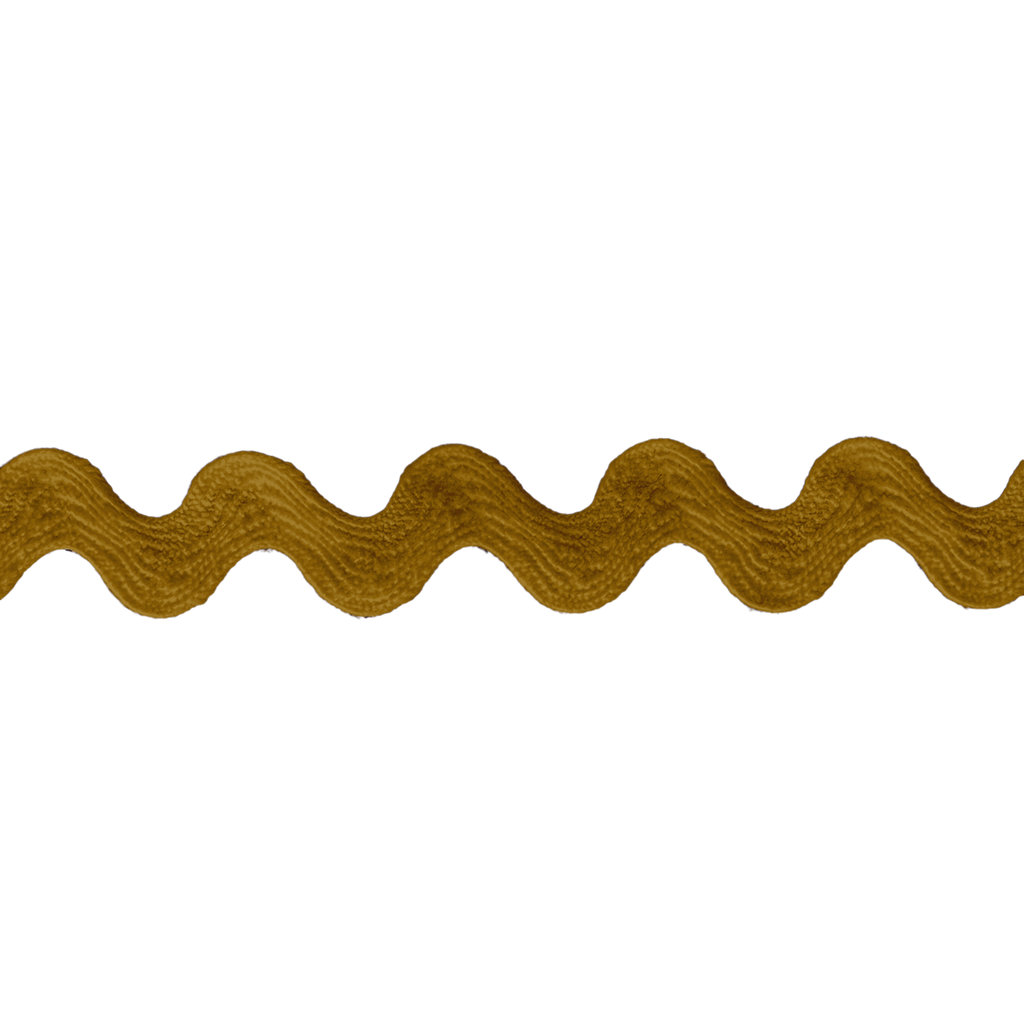 chestnut 1/2" polyester ric rac from Heit's Wholesale bulk sewing supply company