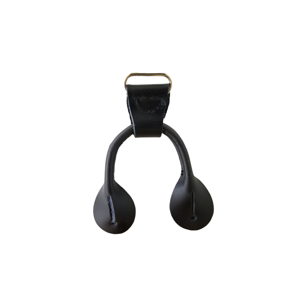 black 3/4" childrens double button ends from Heit's Wholesale bulk sewing supply company