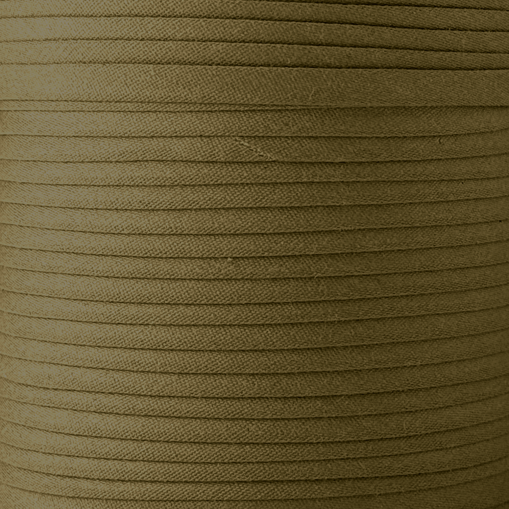 color swatch of the coffee 1/2" double fold bias tape on a spool from Heit's Wholesale bulk sewing supply 
