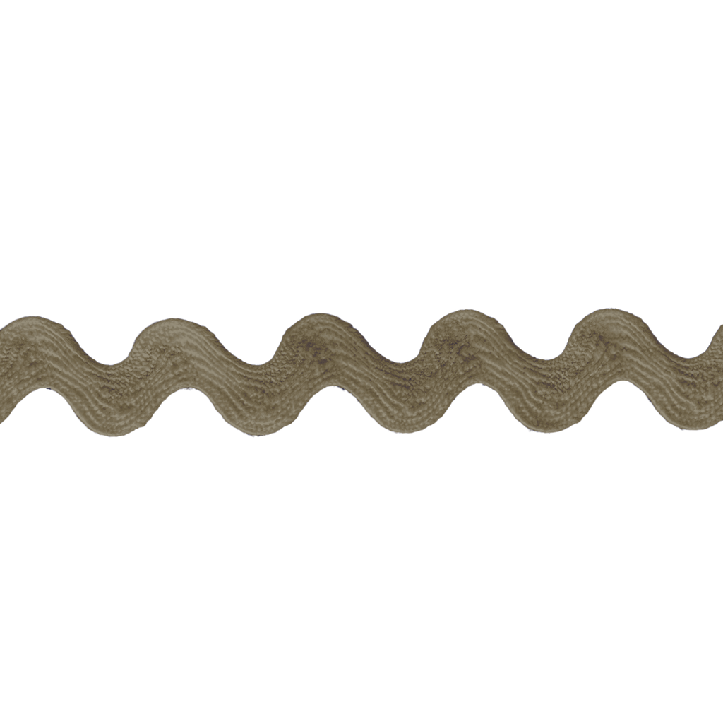 dark taupe 1/2" polyester ric rac from Heit's Wholesale bulk sewing supply company