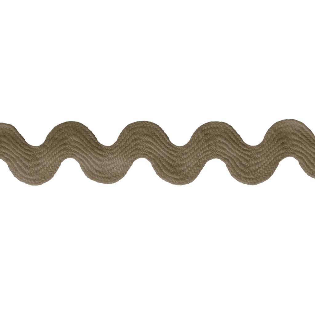 dark taupe 11/16" polyester ric rac from Heit's Wholesale bulk sewing supply company
