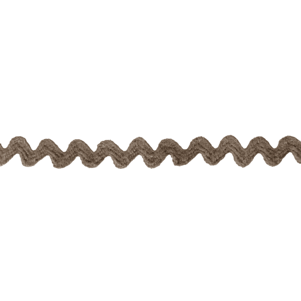 dark taupe 7/32" polyester ric rac from Heit's Wholesale bulk sewing supply company
