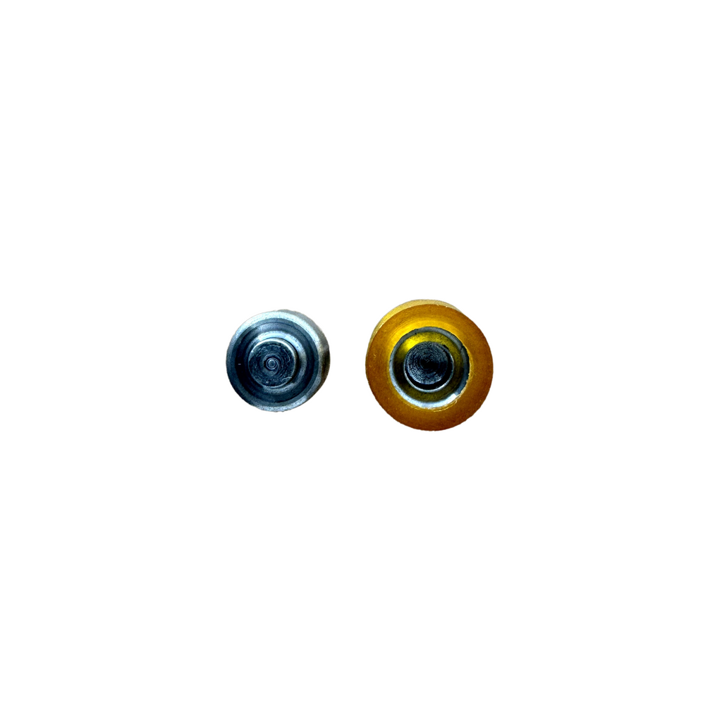 bottoms of the die sets compatible with open rings size 16 at Heit's Wholesale bulk sewing supply company