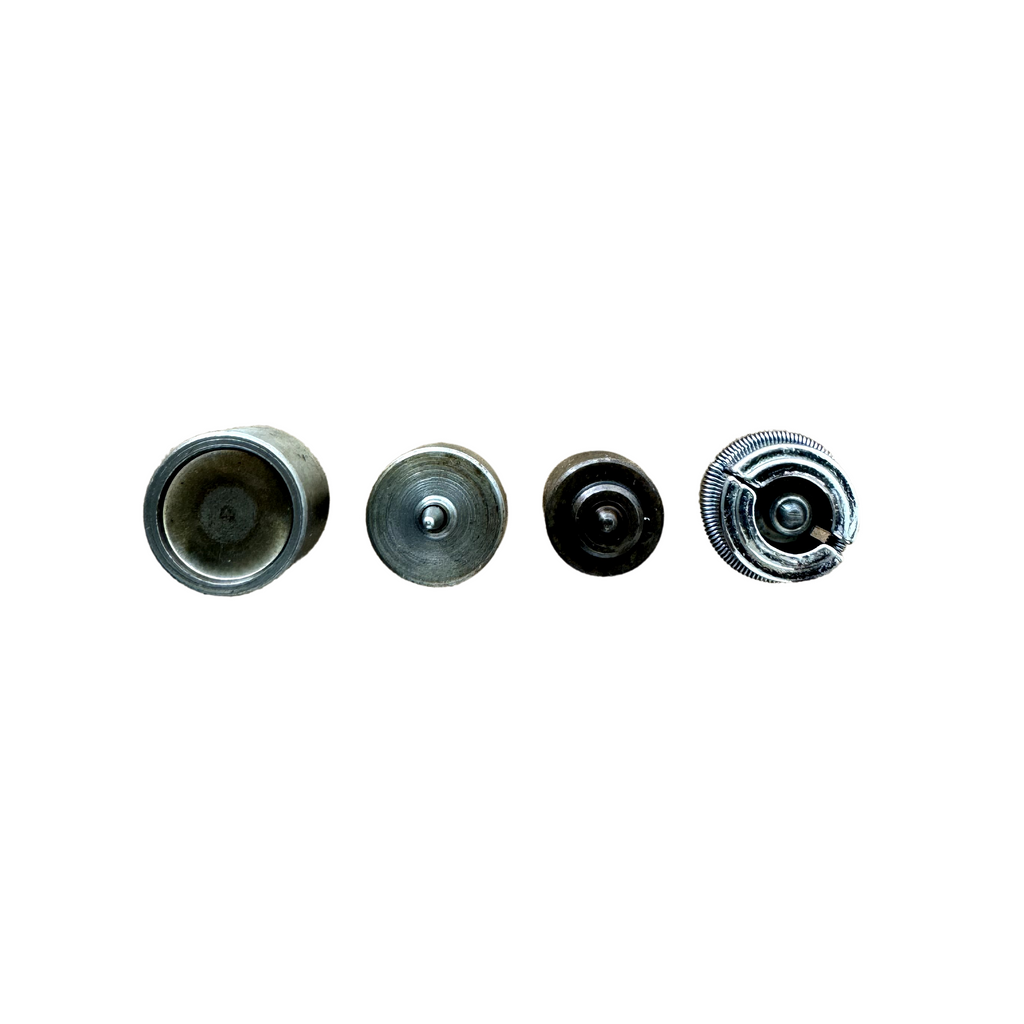 bottom of the die set for the size 20 light duty snaps from Heit's Wholesale bulk sewing supply company 