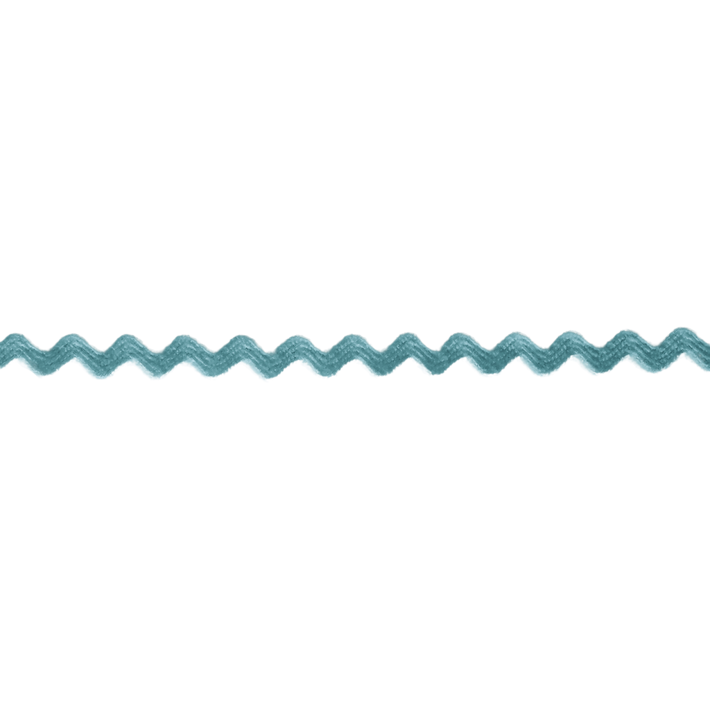 dusty blue 11/64" polyester ric rac from Heit's Wholesale bulk sewing supply company