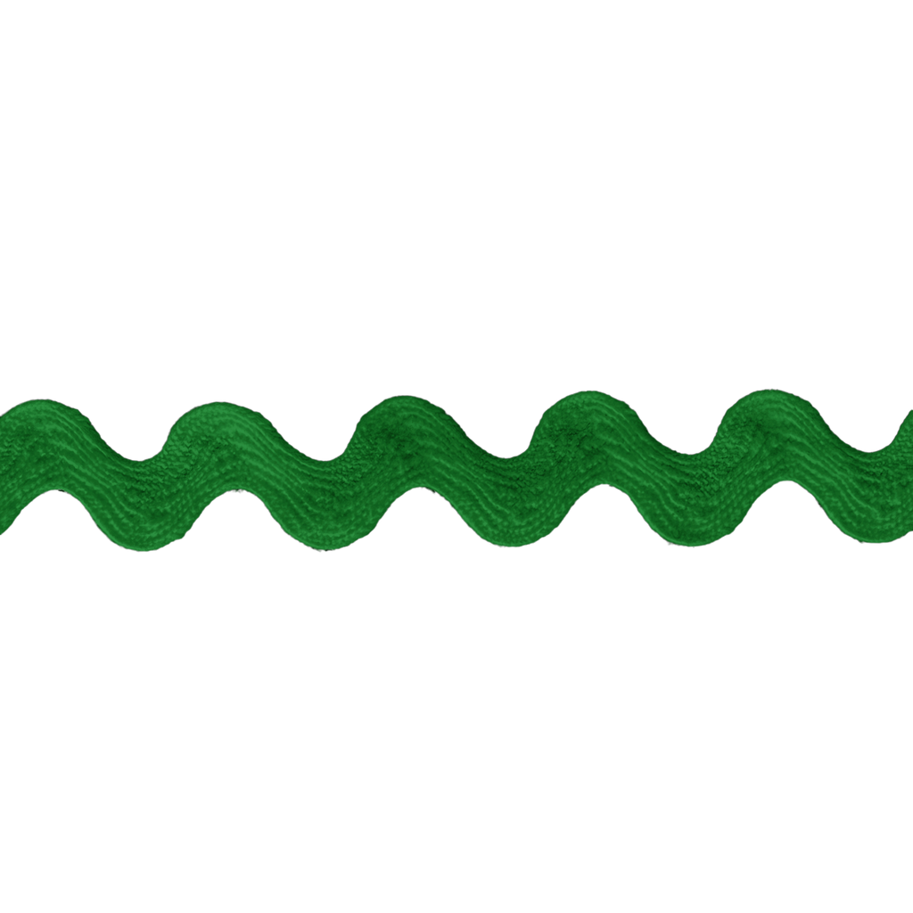 emerald 1/2" polyester ric rac from Heit's Wholesale bulk sewing supply company