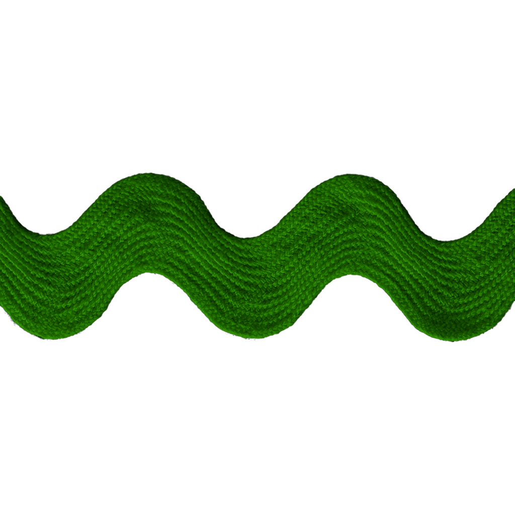 emerald 1" polyester ric rac from Heit's Wholesale bulk sewing supply company