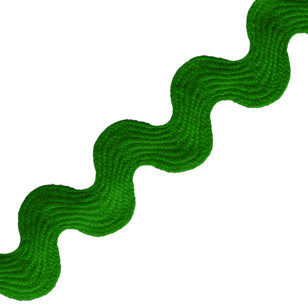 emerald 11/16" polyester ric rac from Heit's Wholesale bulk sewing supply company
