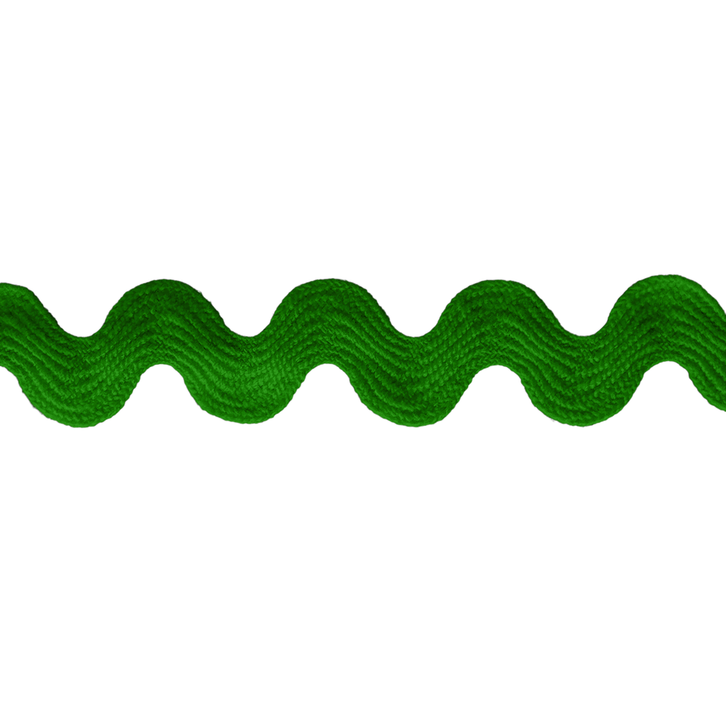 emerald 11/16" polyester ric rac from Heit's Wholesale bulk sewing supply company