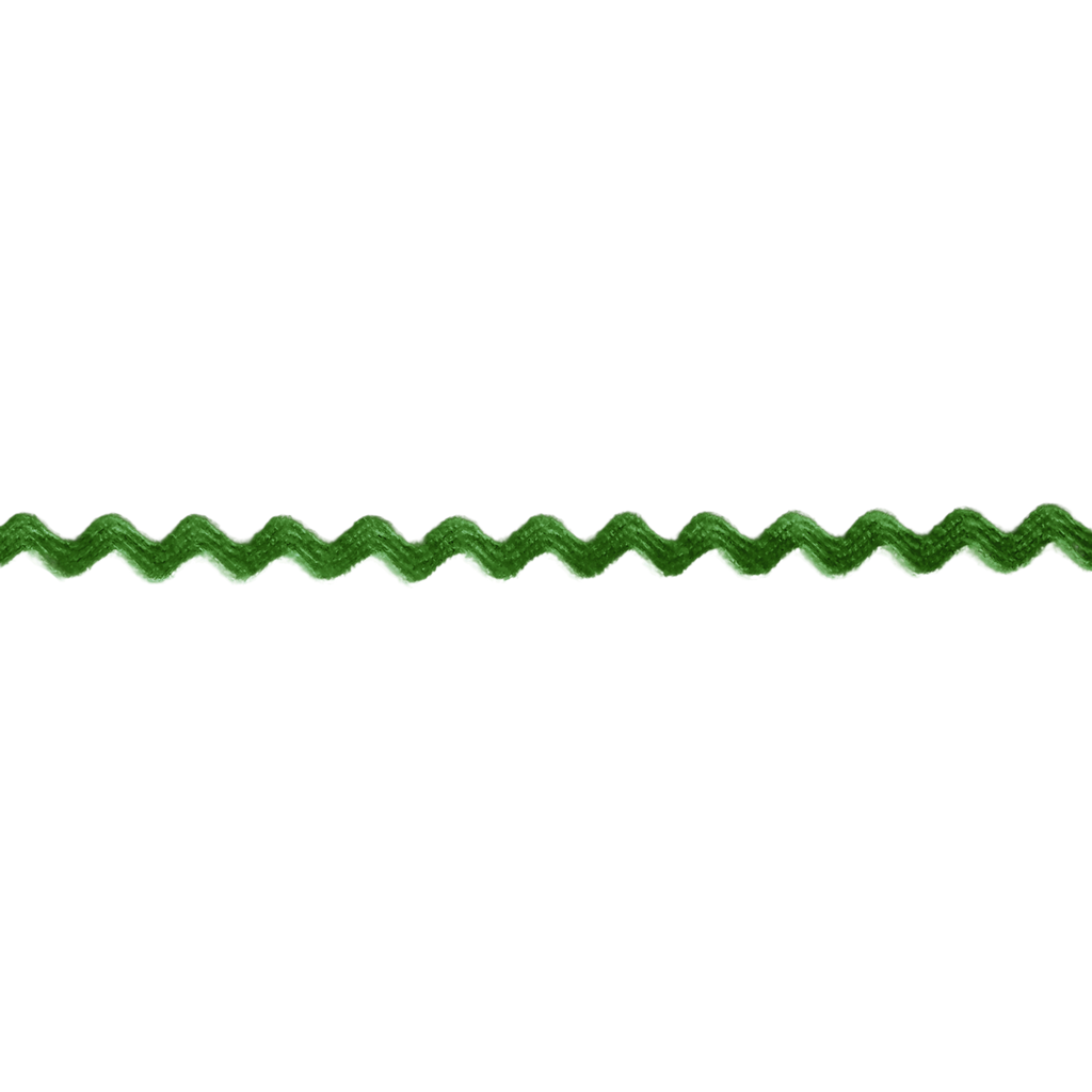 emerald 11/64" polyester ric rac from Heit's Wholesale bulk sewing supply company