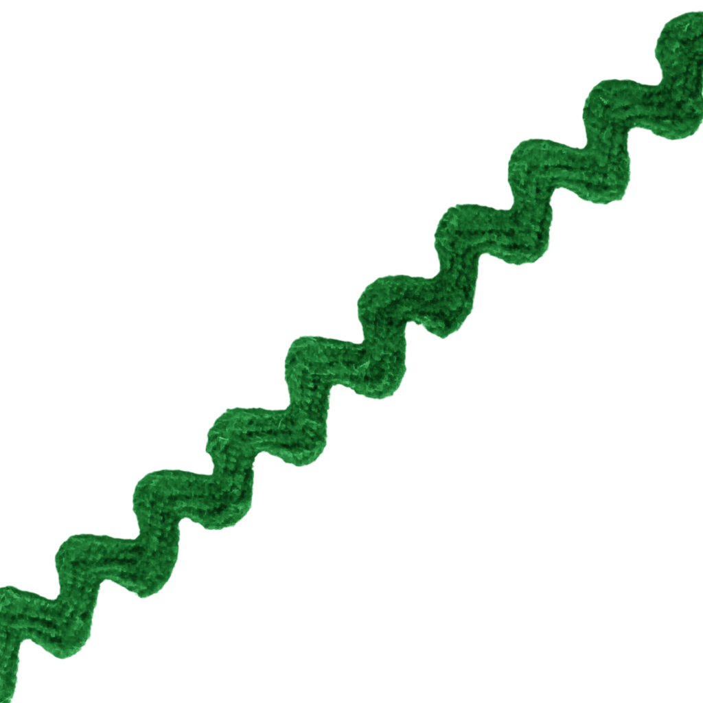 emerald 7/32" polyester ric rac from Heit's Wholesale bulk sewing supply company