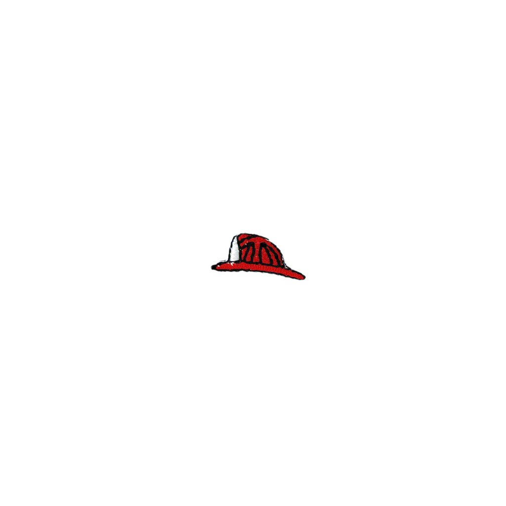 fire hat applique from Heit's Wholesale bulk sewing supply company