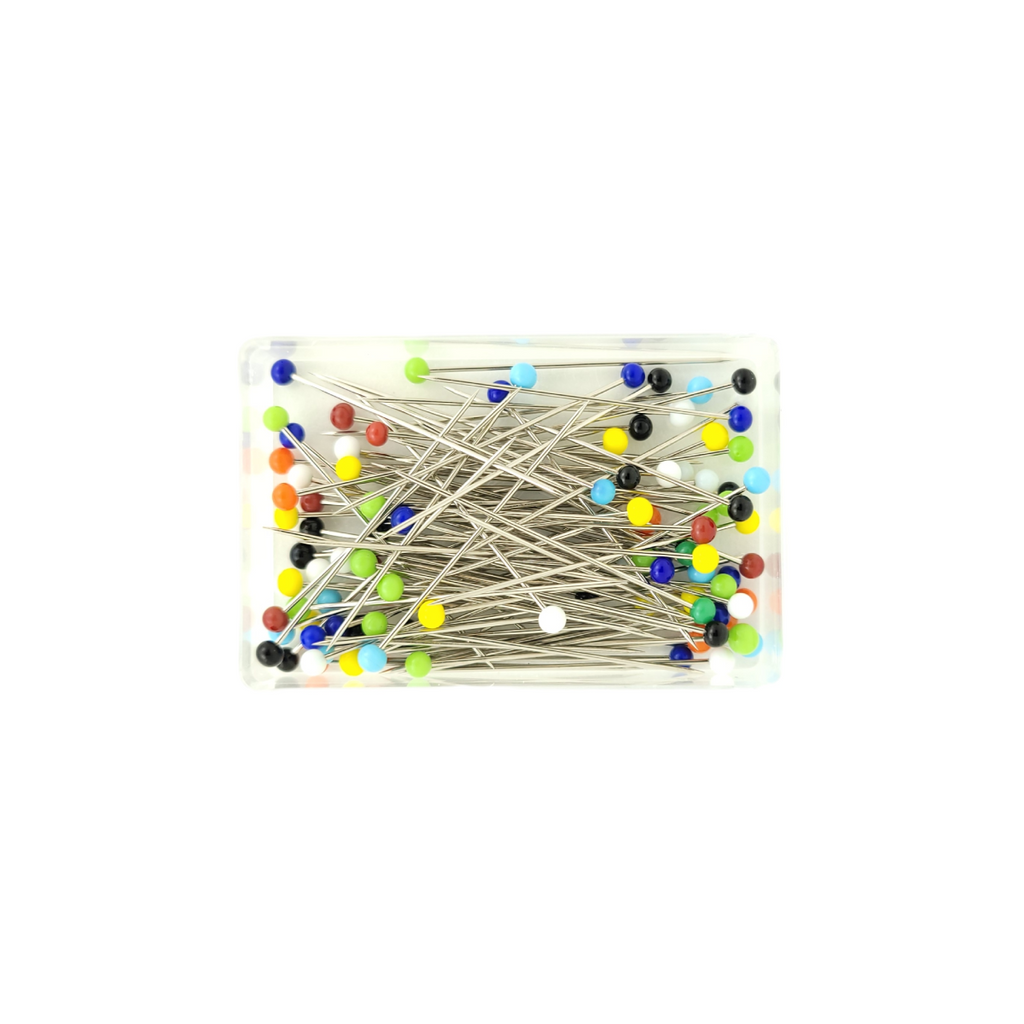 1+1/2" glass head straight pins from Heit's Wholesale bulk sewing supply company