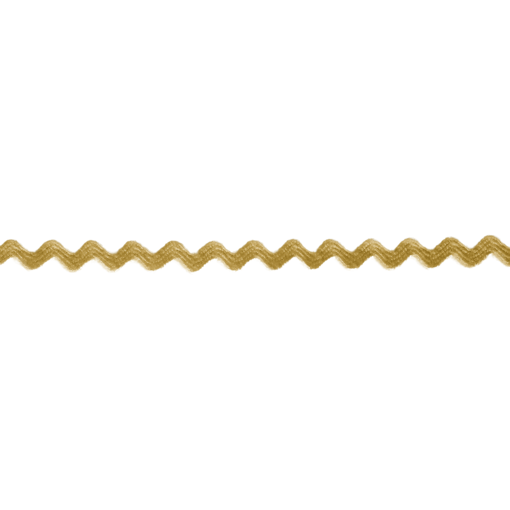 gold 11/64" polyester ric rac from Heit's Wholesale bulk sewing supply company