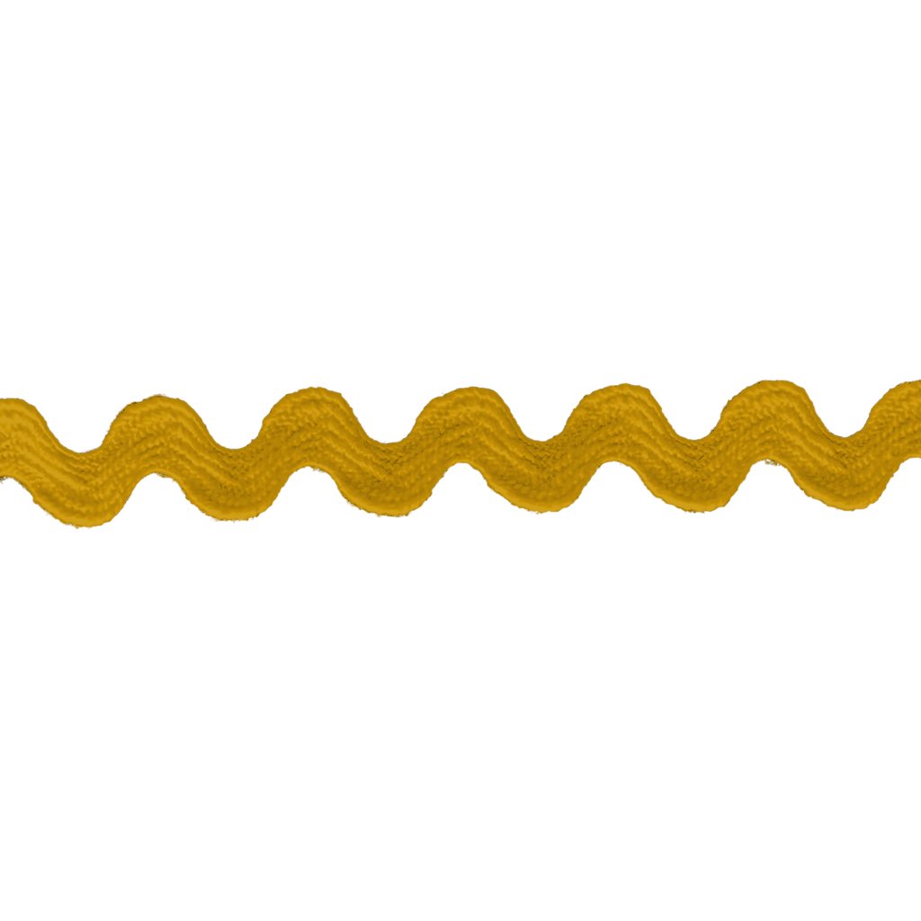 gold 3/8" polyester ric rac from Heit's Wholesale bulk sewing supply company