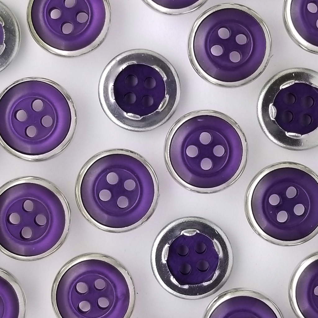 group of the grape size 20 button style gripper snaps from Heit's Wholesale bulk sewing supply company