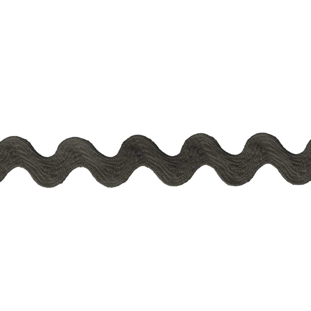 graphite 1/2" polyester ric rac from Heit's Wholesale bulk sewing supply company