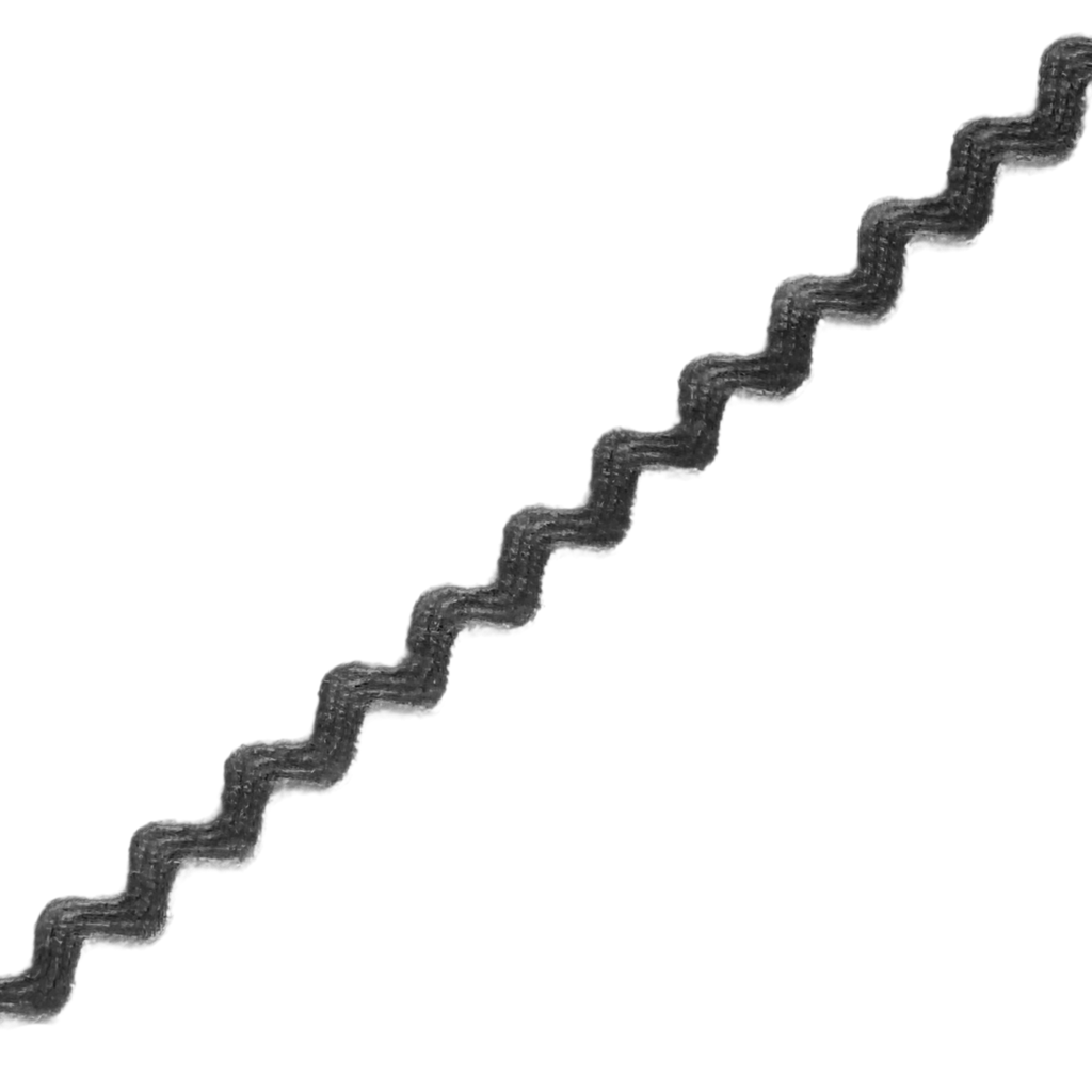 graphite 11/64" polyester ric rac from Heit's Wholesale bulk sewing supply company