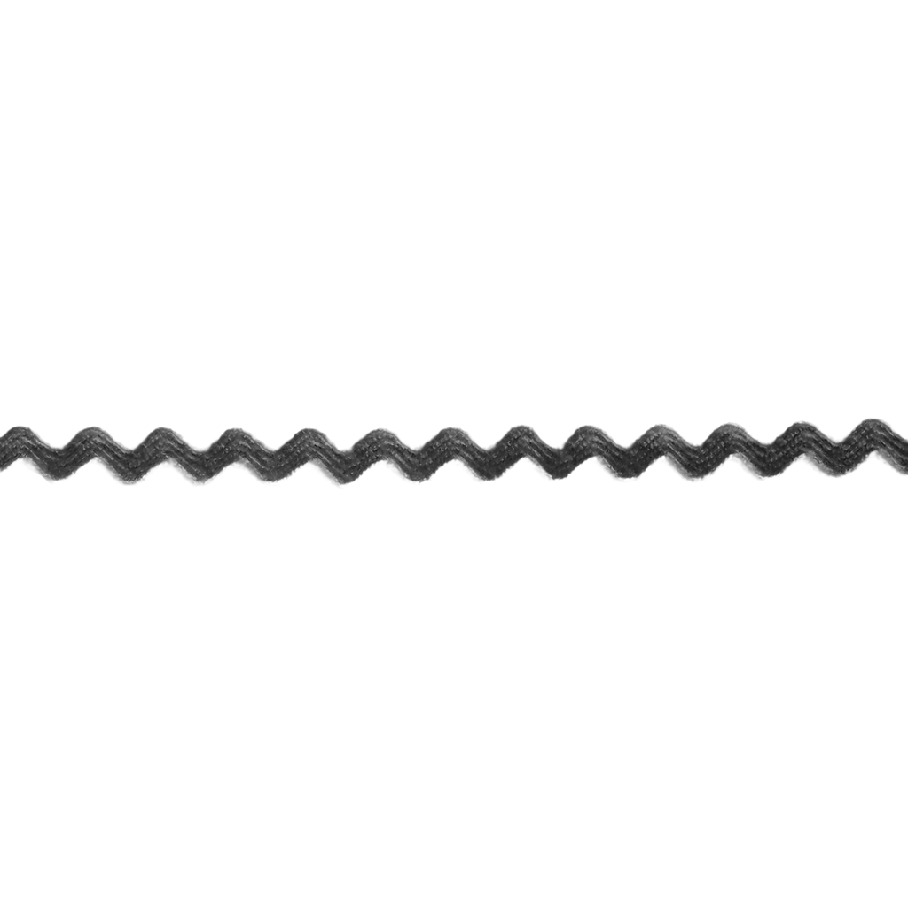 graphite 11/64" polyester ric rac from Heit's Wholesale bulk sewing supply company