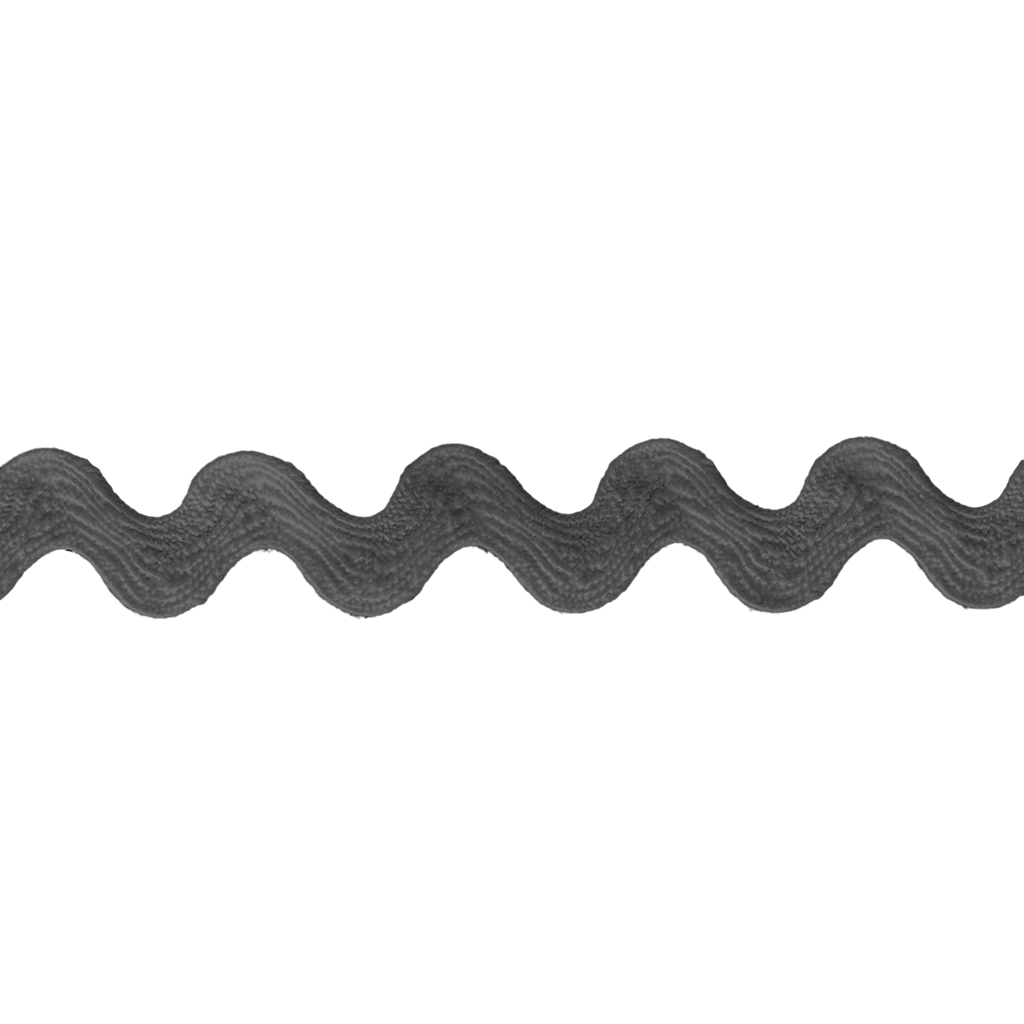 gray 1/2" polyester ric rac from Heit's Wholesale bulk sewing supply company