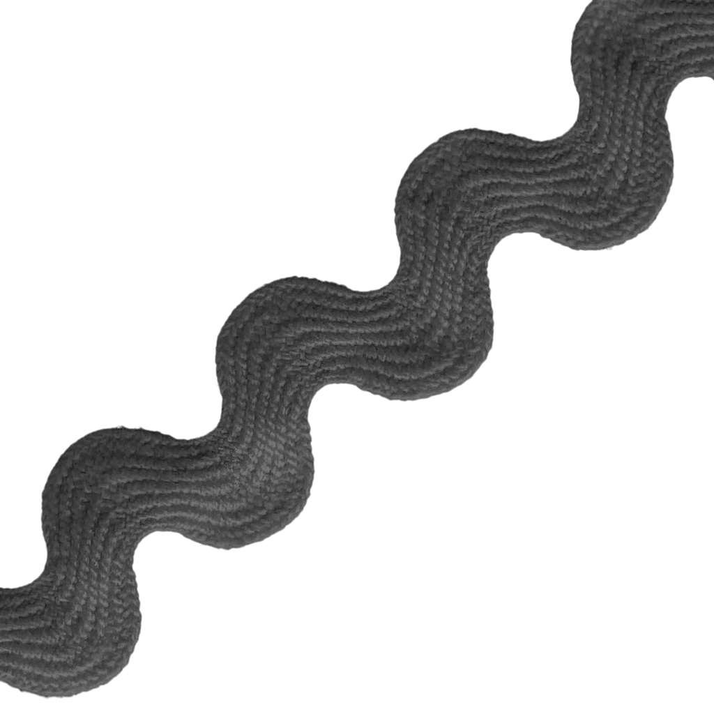 gray 11/16" polyester ric rac from Heit's Wholesale bulk sewing supply company