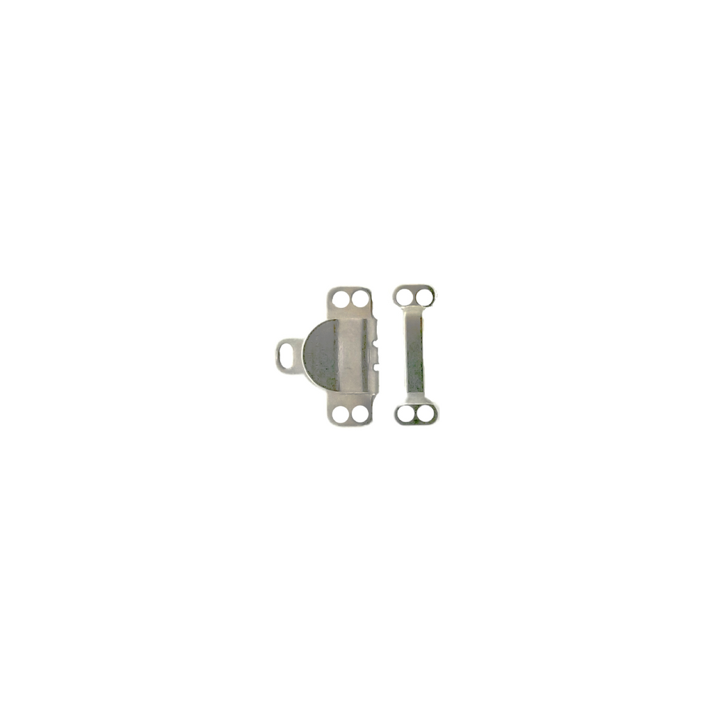 silver hook and eye sets for skirts at Heit's Wholesale bulk sewing supply company