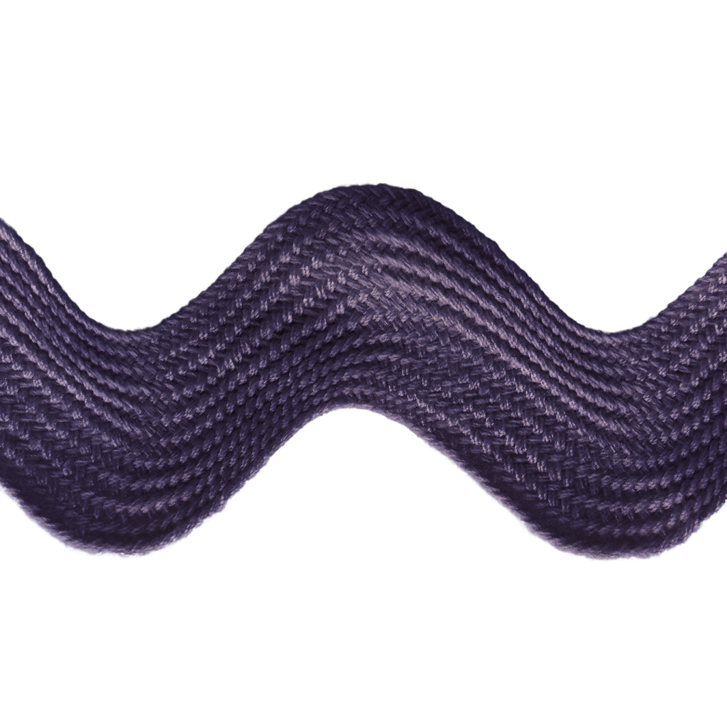 hyacinth 1+13/32" polyester ric rac from Heit's Wholesale bulk sewing supply company