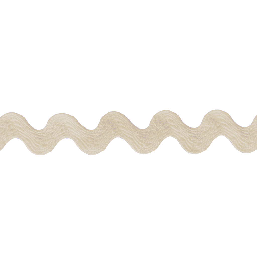 ivory 1/2" polyester ric rac from Heit's Wholesale bulk sewing supply company