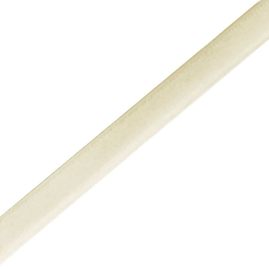 ivory 1/4" velvet ribbon from Heit's Wholesale bulk sewing supply company
