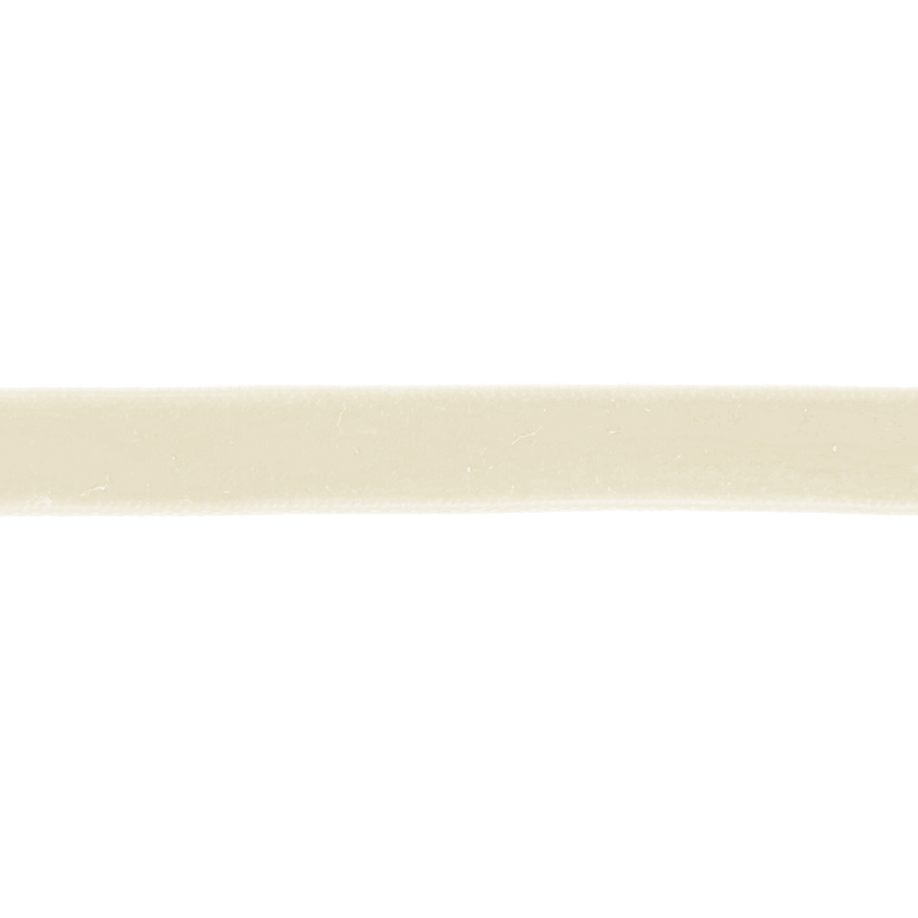 ivory 3/8" velvet ribbon from Heit's Wholesale bulk sewing supply company