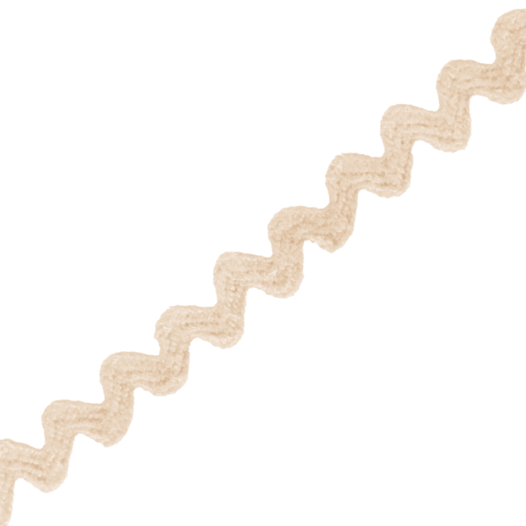ivory 7/32" polyester ric rac from Heit's Wholesale bulk sewing supply company