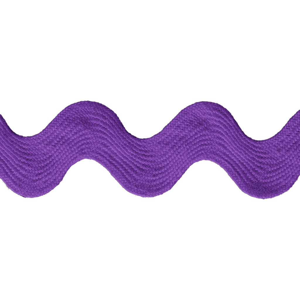lavender 1" polyester ric rac from Heit's Wholesale bulk sewing supply company