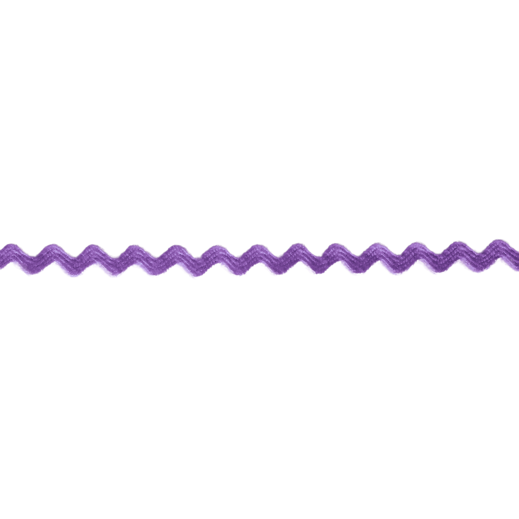 lavender 11/64" polyester ric rac from Heit's Wholesale bulk sewing supply company