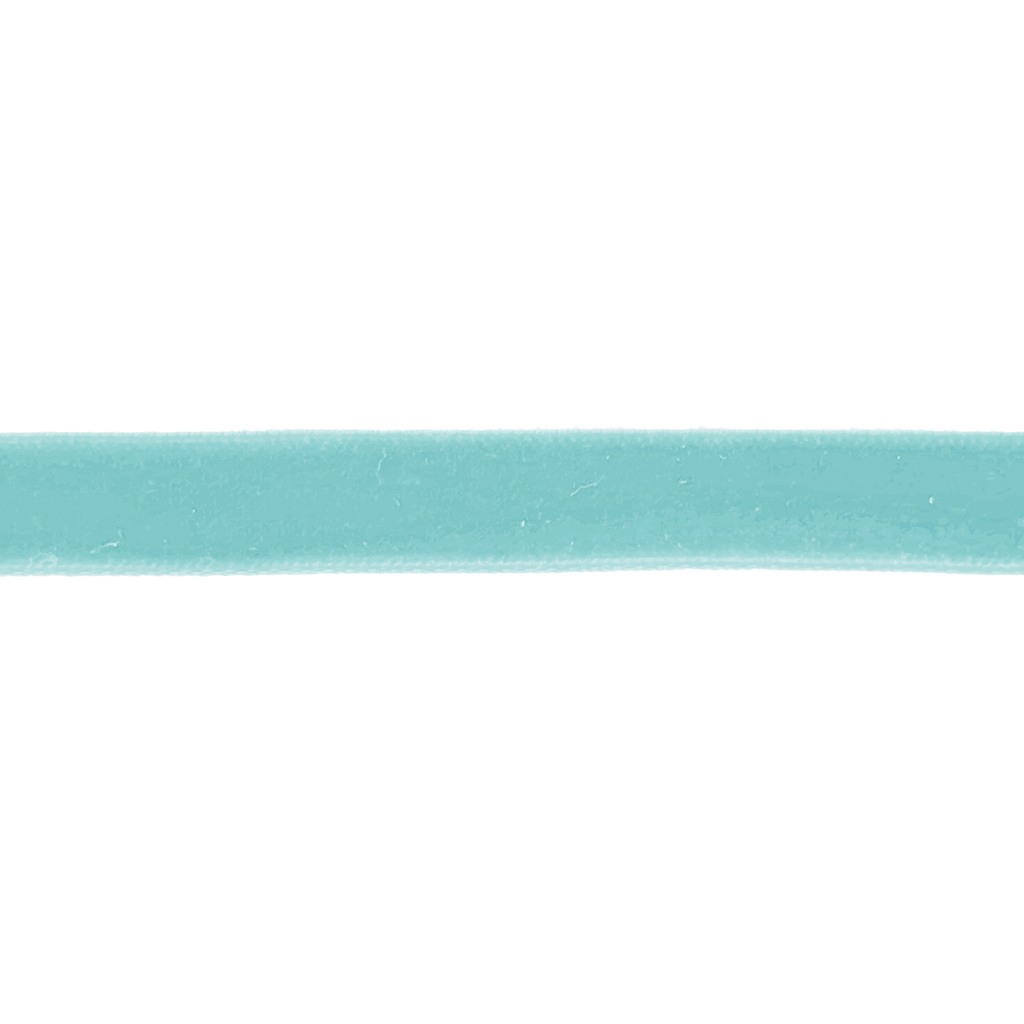 light blue 3/8" velvet ribbon from Heit's Wholesale bulk sewing supply company