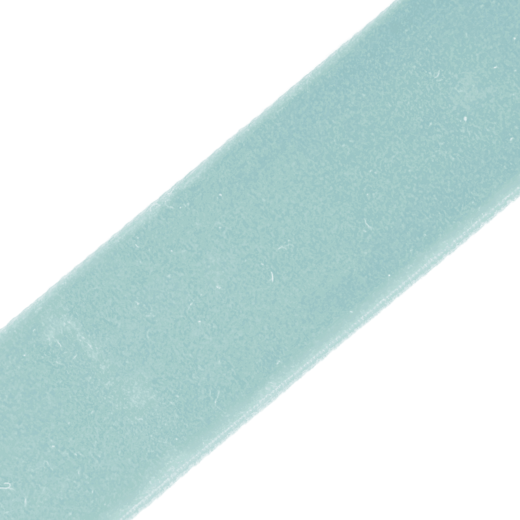 light blue 7/8" velvet ribbon from Heit's Wholesale bulk sewing supply company