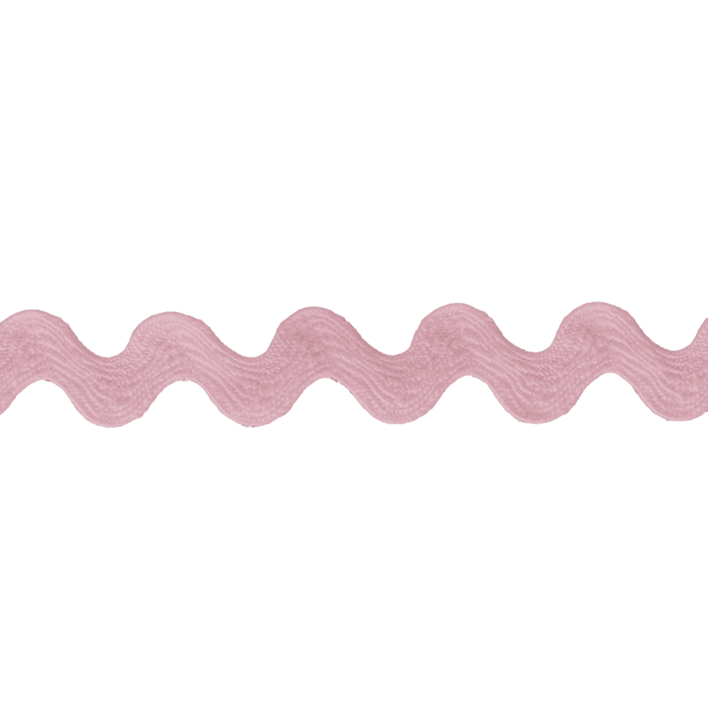 light pink 1/2" polyester ric rac from Heit's Wholesale bulk sewing supply company