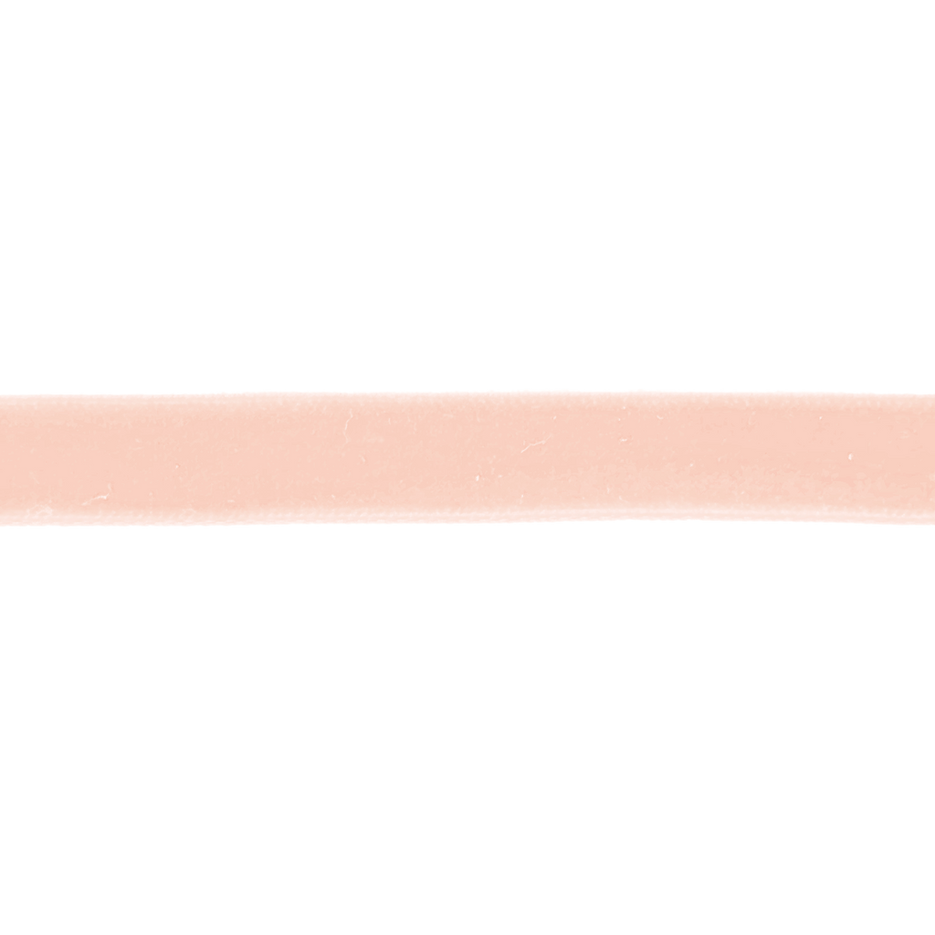 light pink 3/8" velvet ribbon from Heit's Wholesale bulk sewing supply company