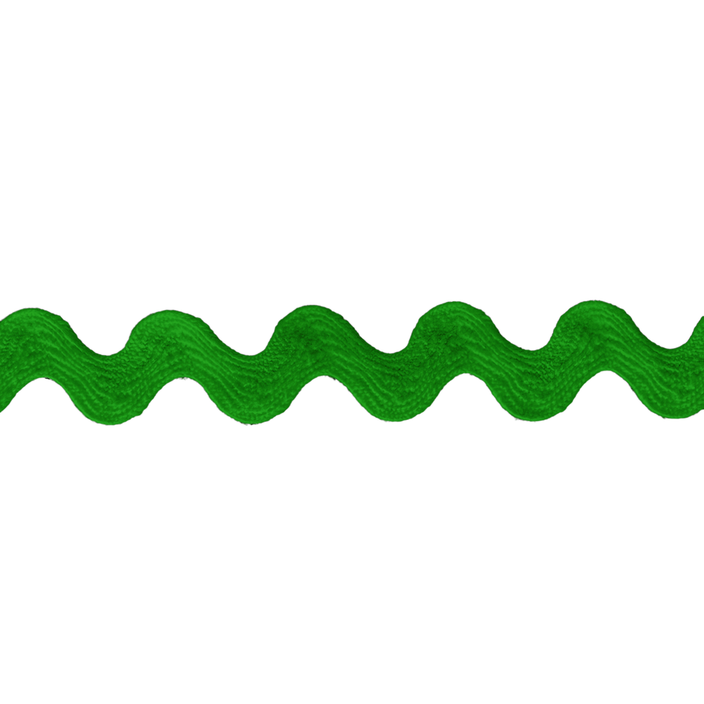 lime green 1/2" polyester ric rac from Heit's Wholesale bulk sewing supply company