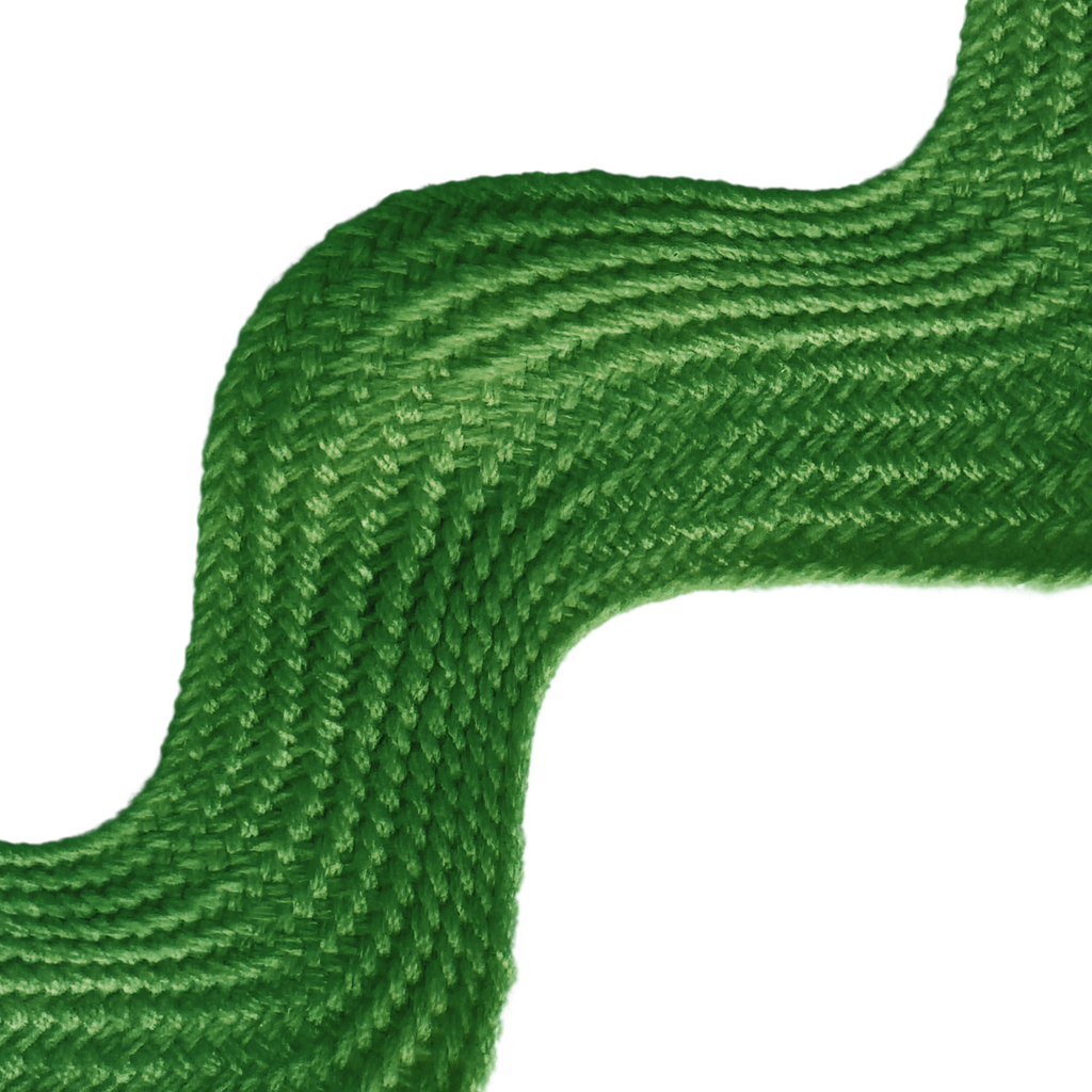 lime 1+13/32" polyester ric rac from Heit's Wholesale bulk sewing supply company
